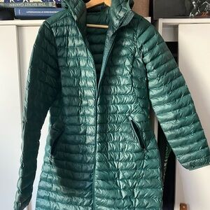 Marmot Forest Green Quilted Puffer Jacket Lightweight Insulated